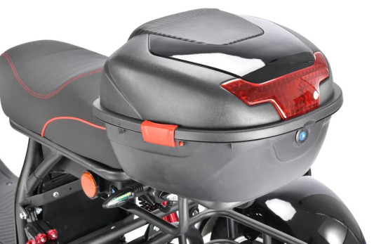 Электроскутер WHITE SIBERIA PRO TRIKE+ 3000W, черный