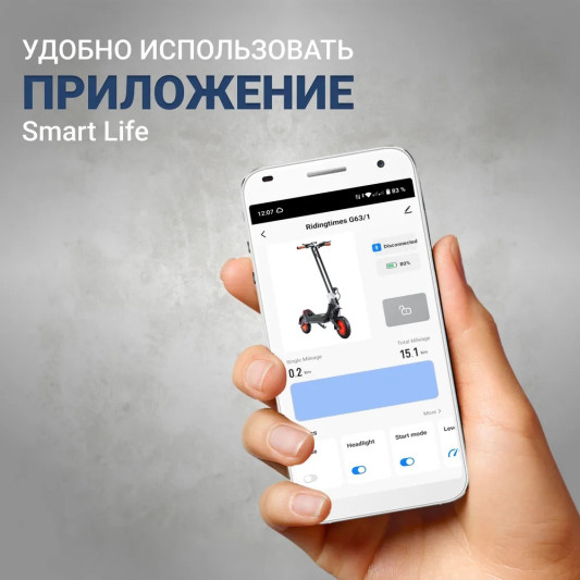 Электроcамокат G63 1500W (3 в 1) внедорожный