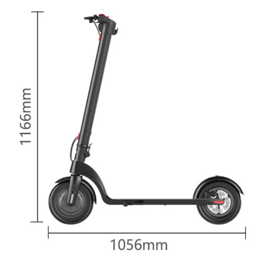 Электросамокат E-Scooter HX X7 off-road Air Black