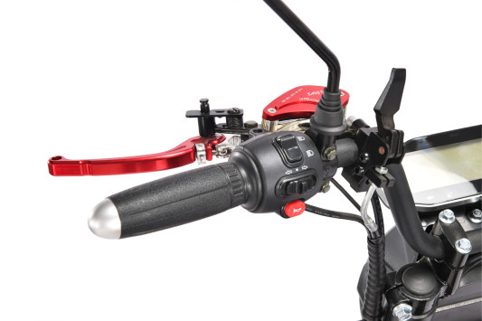 Электроскутер WHITE SIBERIA IKRA 5000W, черный