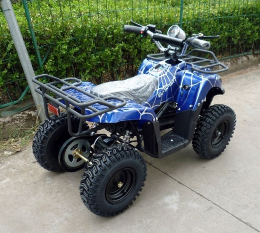 Электроквадроцикл El-Sport Children ATV 1000W 36V/12Ah, синий паук