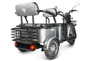 Электротрицикл Rutrike Экипаж, серый