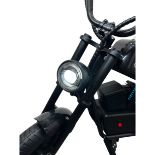 Электромотоцикл детский eDro Chopper Черный