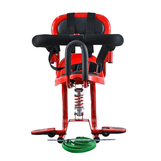 Детское кресло с амортизатором, красное